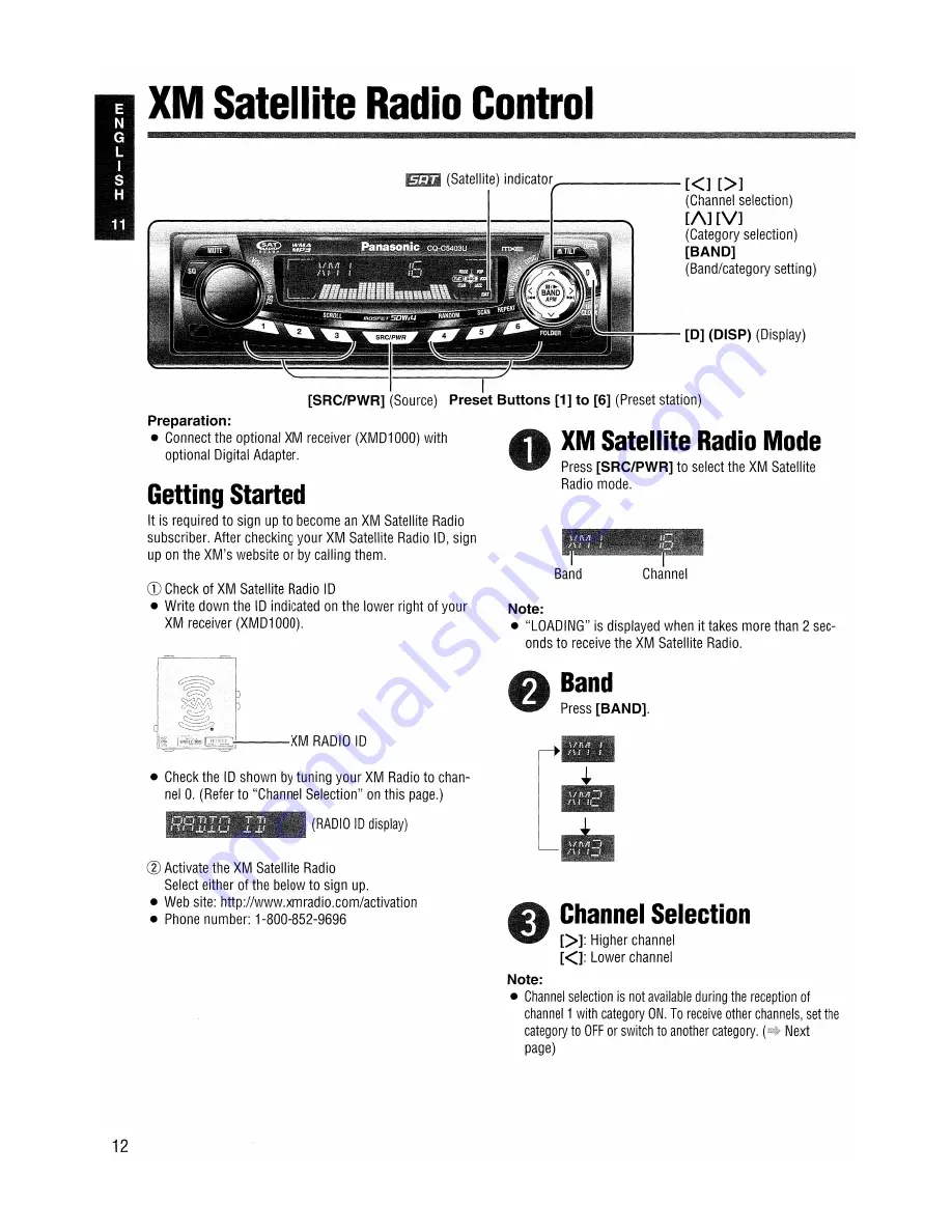 Panasonic CQC3433U - AUTO RADIO/CD DECK Скачать руководство пользователя страница 50