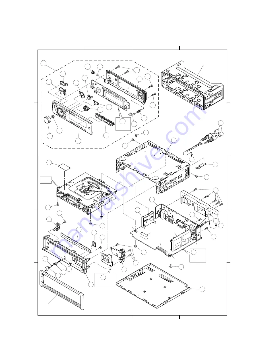 Panasonic CQC5405U - AUTO RADIO/CD DECK-MULTI LANG Service Manual Download Page 23