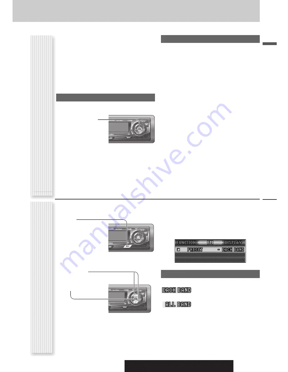 Panasonic CQC7303U - CAR AUDIO - MULTI-LANG Скачать руководство пользователя страница 21