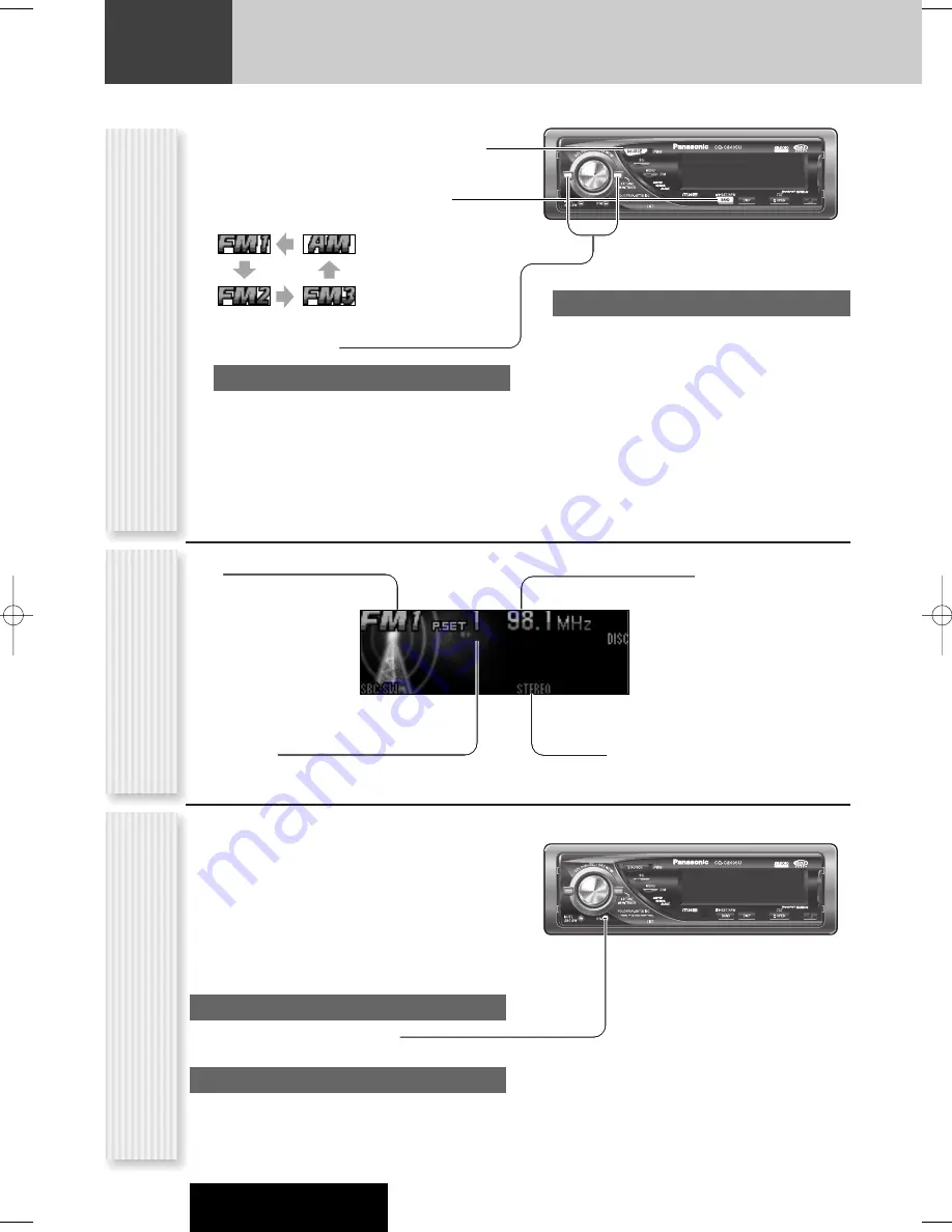 Panasonic CQC8405U - AUTO RADIO/CD DECK Скачать руководство пользователя страница 20