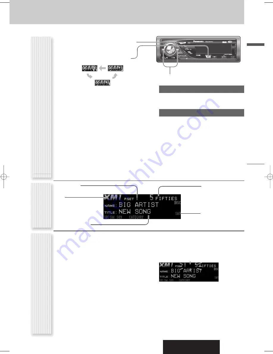 Panasonic CQC8405U - AUTO RADIO/CD DECK Operating Instructions Manual Download Page 59