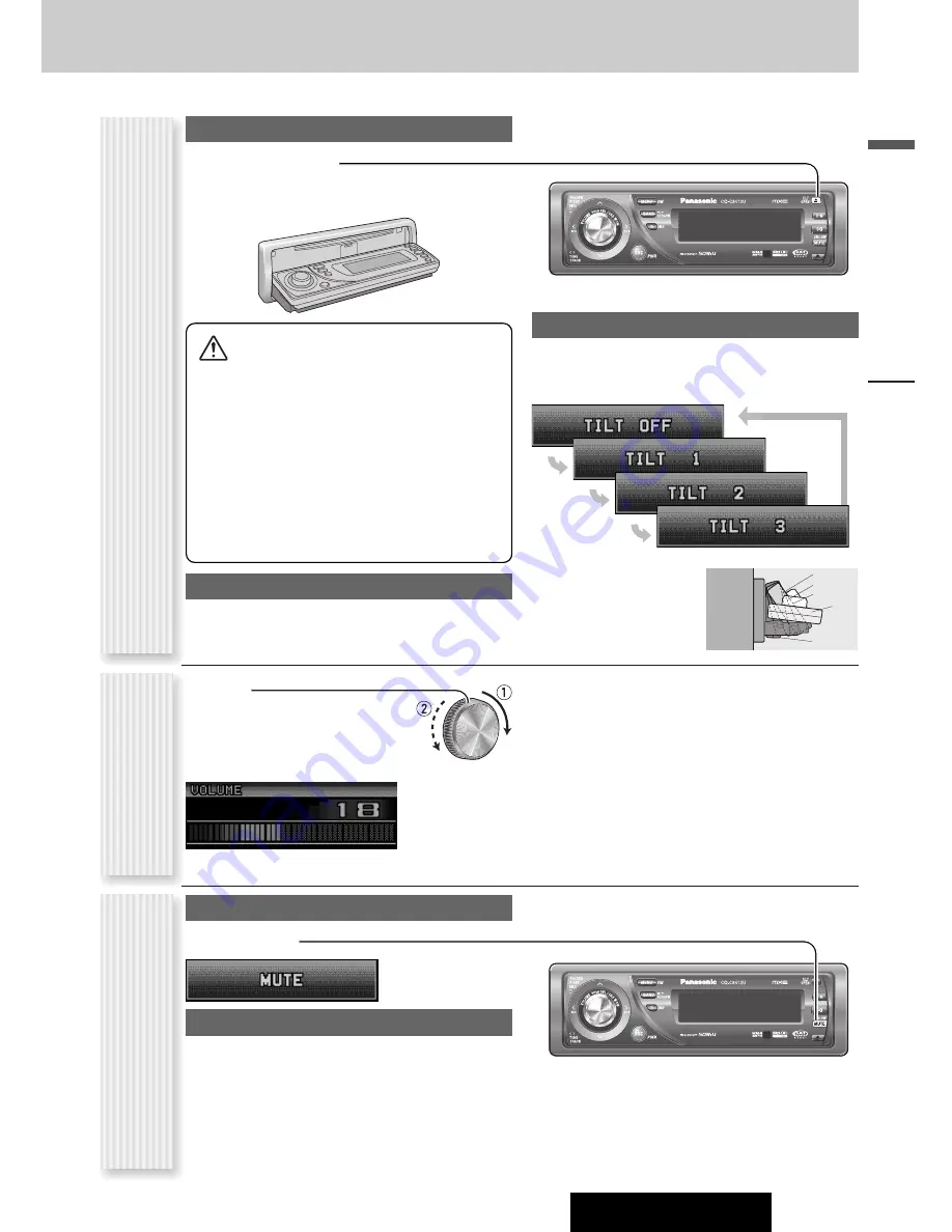 Panasonic CQC8413U - CAR AUDIO-MULTI-LANG Скачать руководство пользователя страница 14