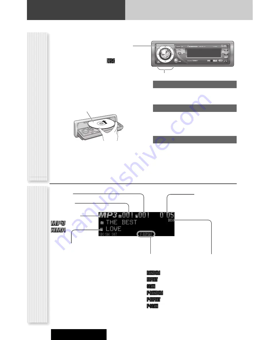 Panasonic CQC8413U - CAR AUDIO-MULTI-LANG Скачать руководство пользователя страница 23