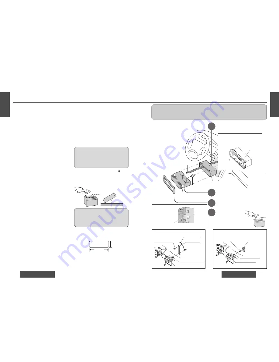 Panasonic CQDP133U - CD Receiver With 2 Outputs Скачать руководство пользователя страница 13