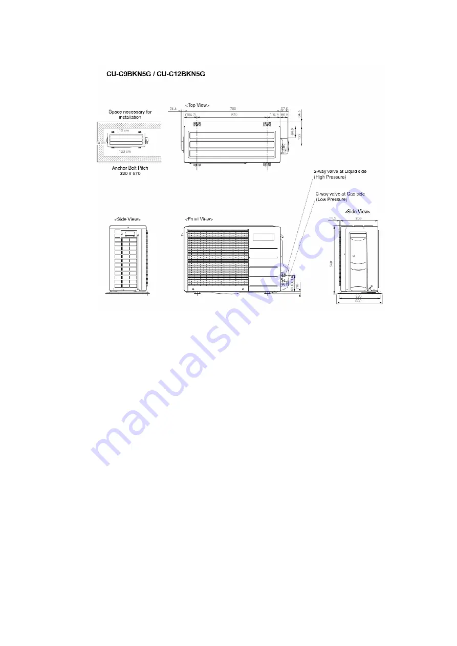 Panasonic CS-C9BKNG Service Manual Download Page 8