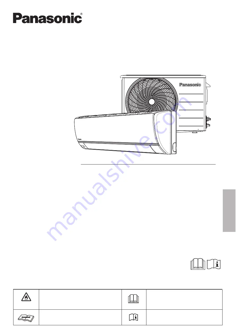 Panasonic CS/CU-HU12AKY Series Скачать руководство пользователя страница 1