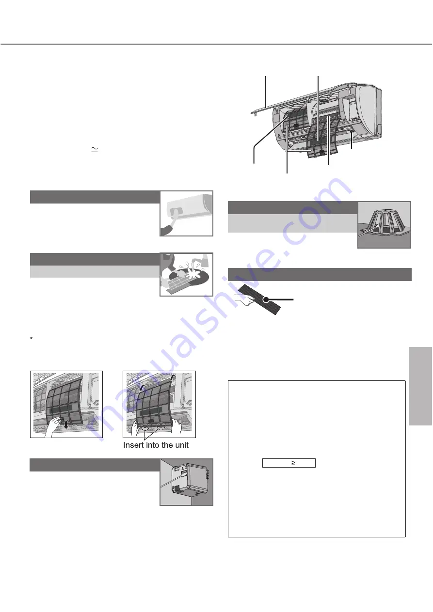 Panasonic CS/CU-HU12AKY Series Скачать руководство пользователя страница 13