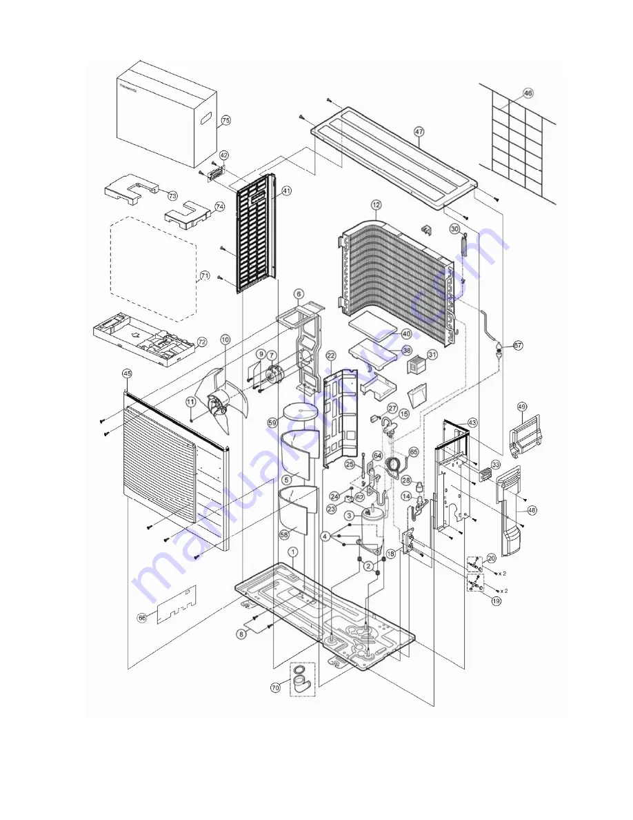 Panasonic CS-E7PKEW Service Manual Download Page 203