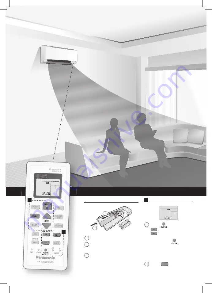 Panasonic CS-LS9WKA Скачать руководство пользователя страница 2