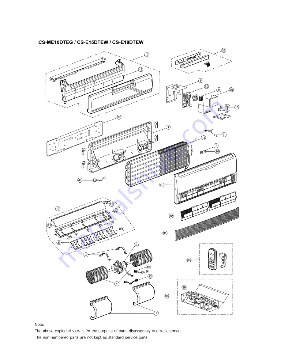 Panasonic CS-ME10DTEG Service Manual Download Page 127