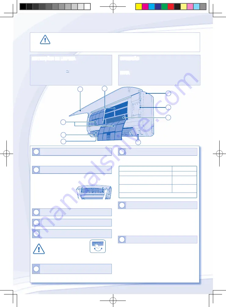 Panasonic CS-RE9NKX Operating Instructions Manual Download Page 30