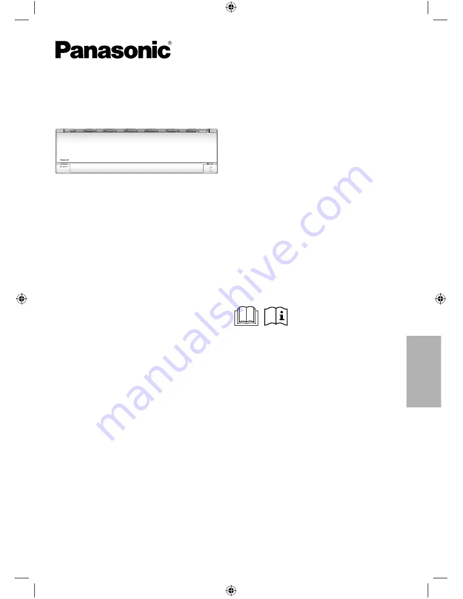 Panasonic CS-U18RKR Operating Instructions Manual Download Page 1