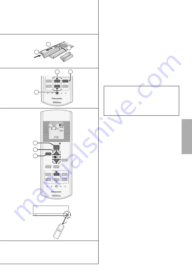 Panasonic CS-UE9RKE Скачать руководство пользователя страница 3