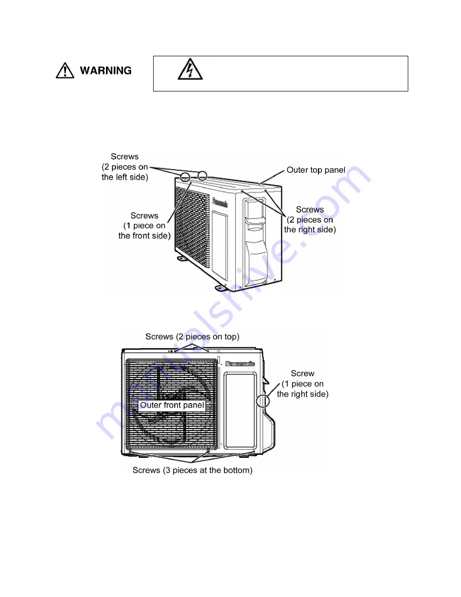 Panasonic CS-VE9NKE Service Manual Download Page 110