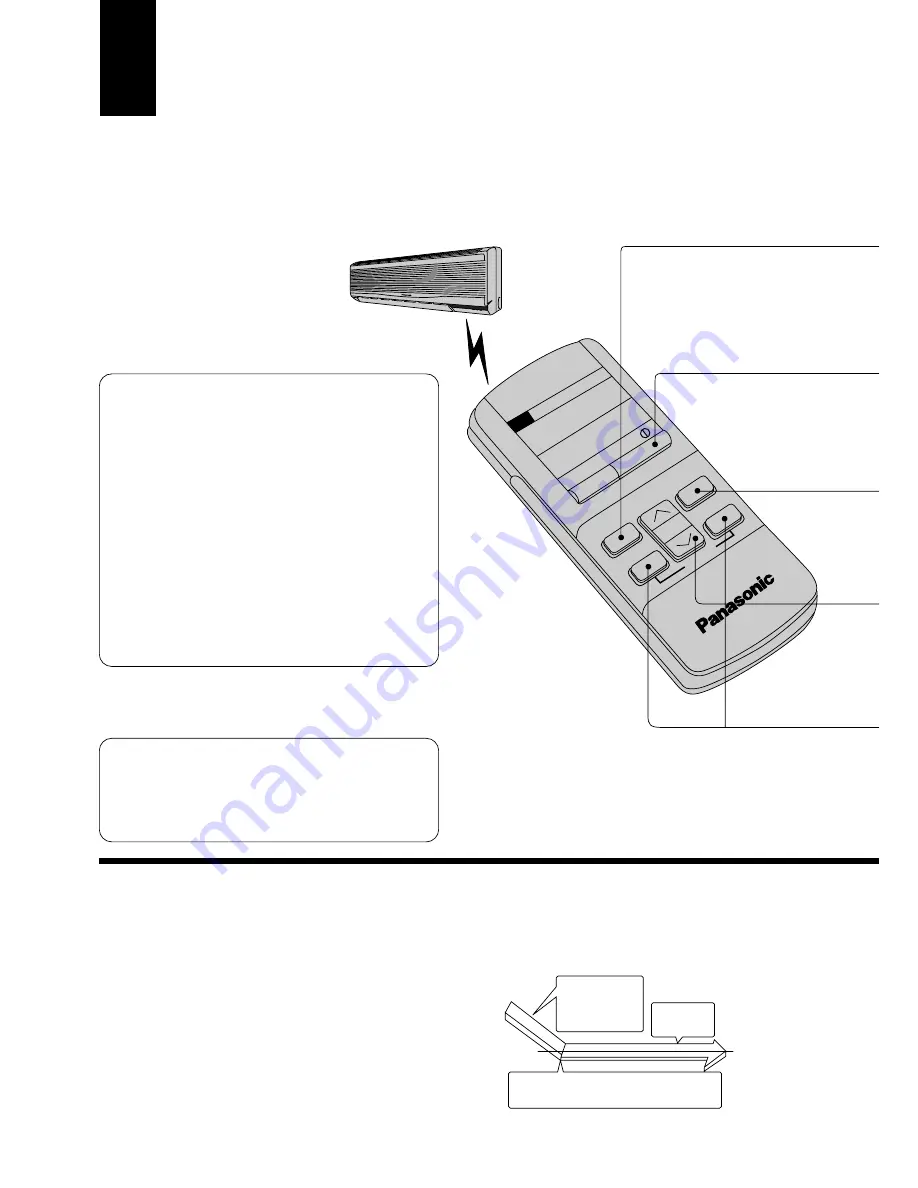 Panasonic CS-W28BKP5 Operating Instructions Manual Download Page 10