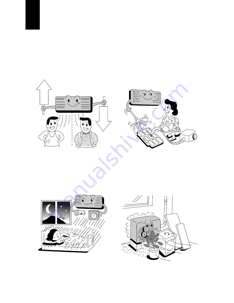 Panasonic CS-W28BKP5 Operating Instructions Manual Download Page 16