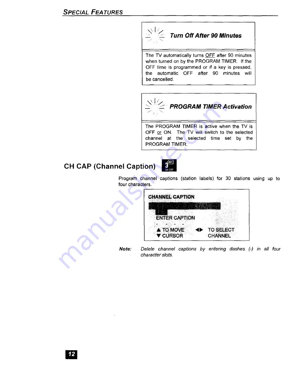 Panasonic CT-3271S Скачать руководство пользователя страница 12