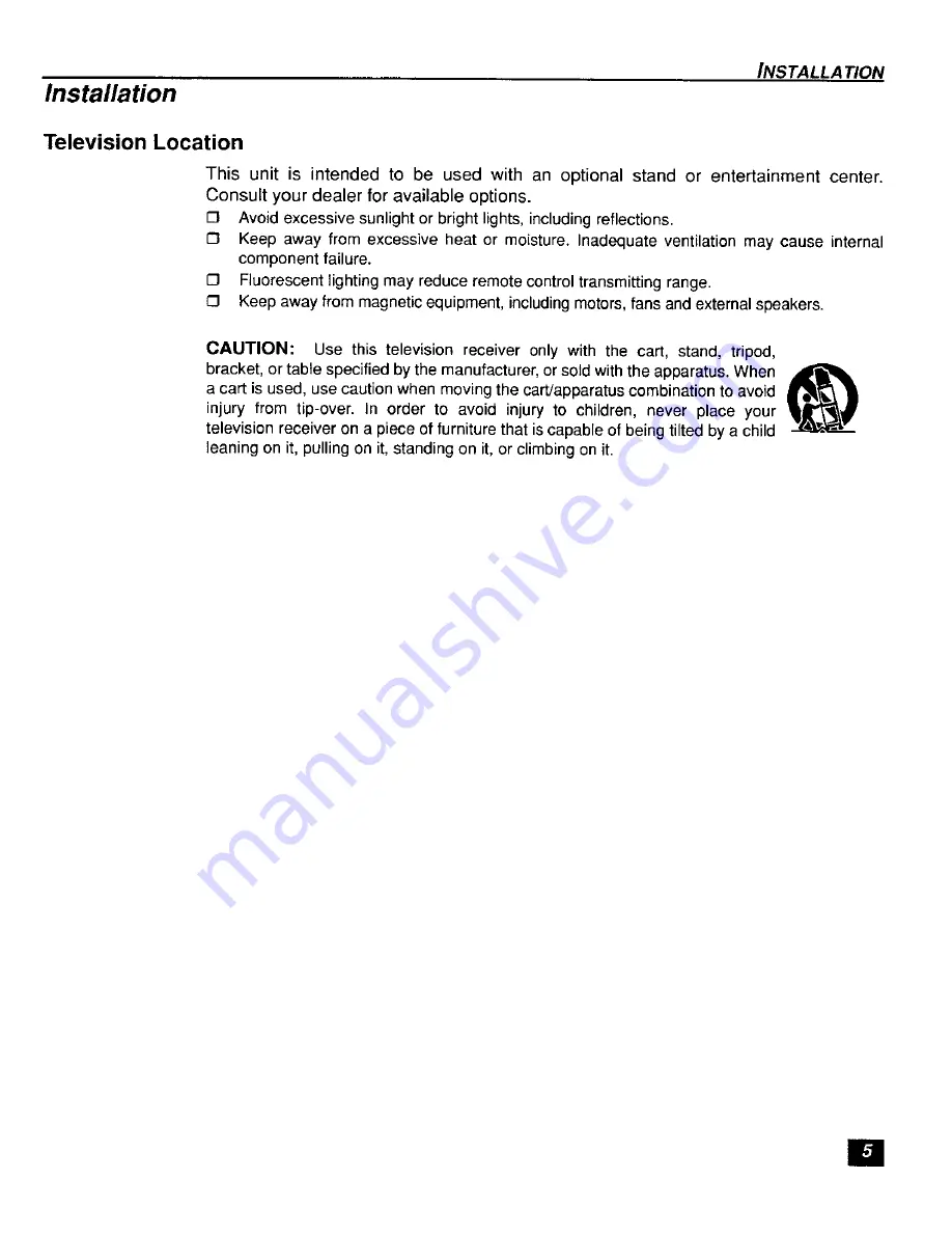 Panasonic CT-F2111 Operating Instructions Manual Download Page 6