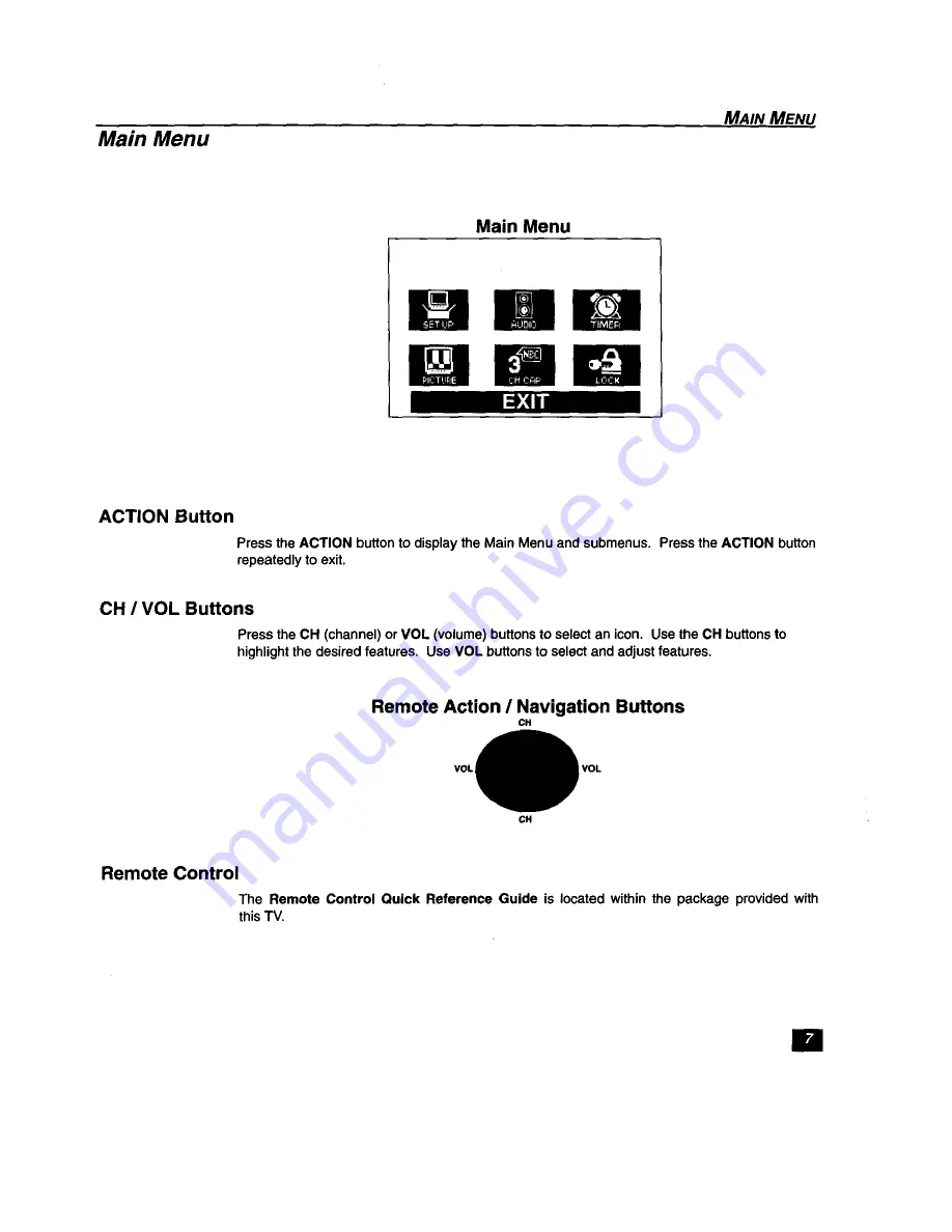 Panasonic CT-G3387L Manual Download Page 9