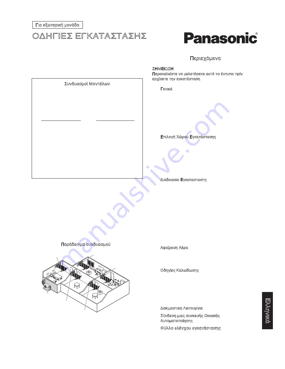 Panasonic CU-5E34NBE-C Technical & Service Manual Download Page 165