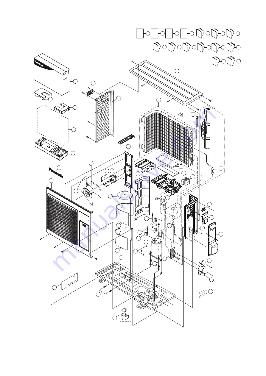 Panasonic CU-BZ25XKE Service Manual Download Page 155