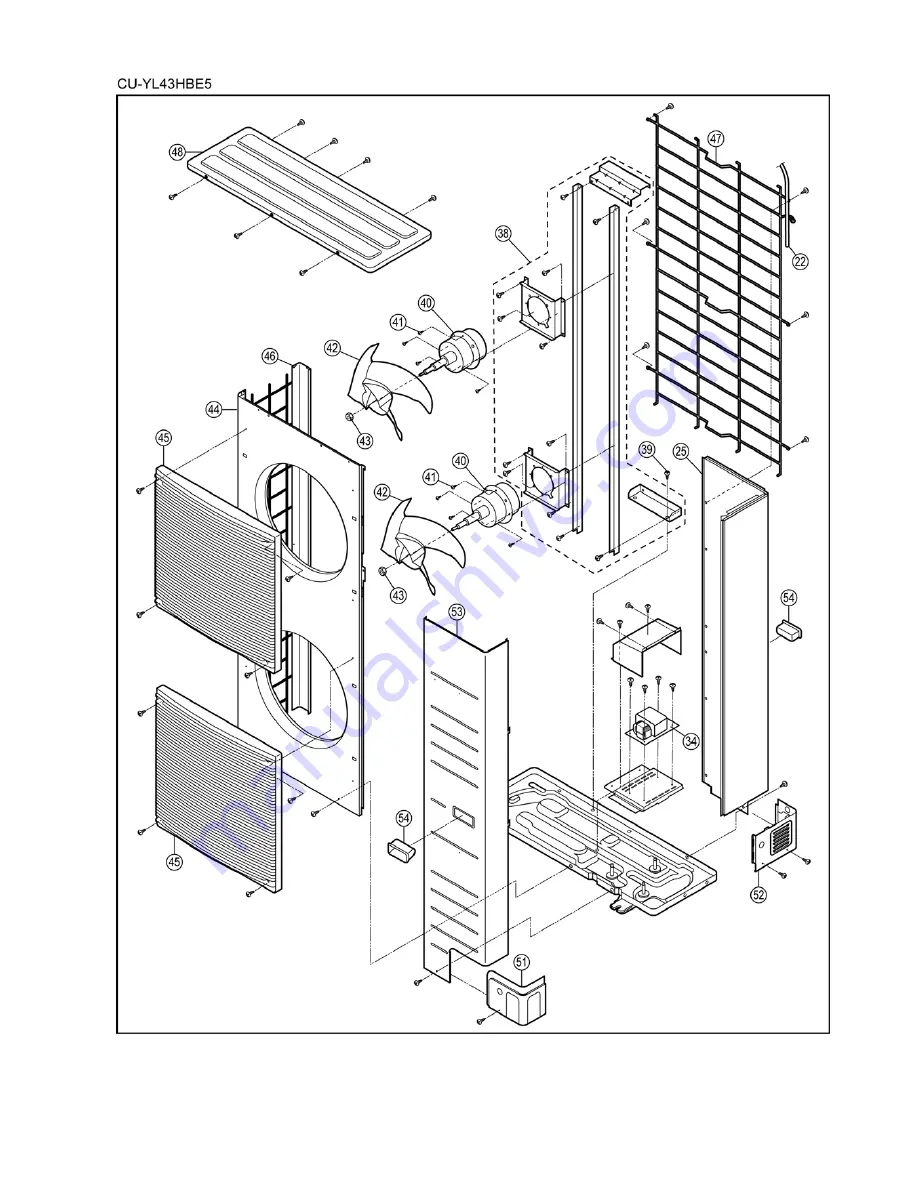 Panasonic CU-YL28HBE5 Service Manual Download Page 121