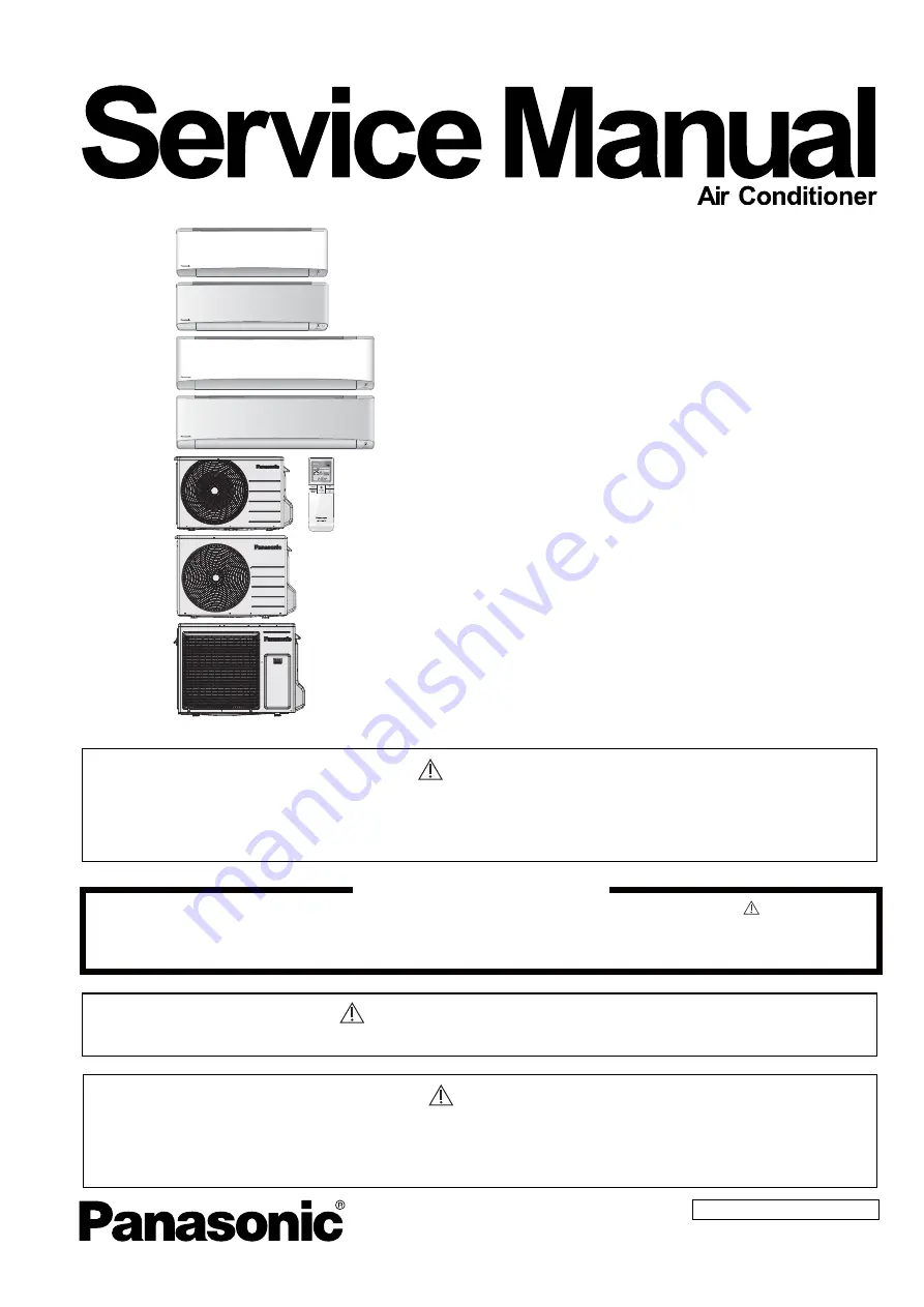 Panasonic CU-Z20VKE Installation Instruction Download Page 2