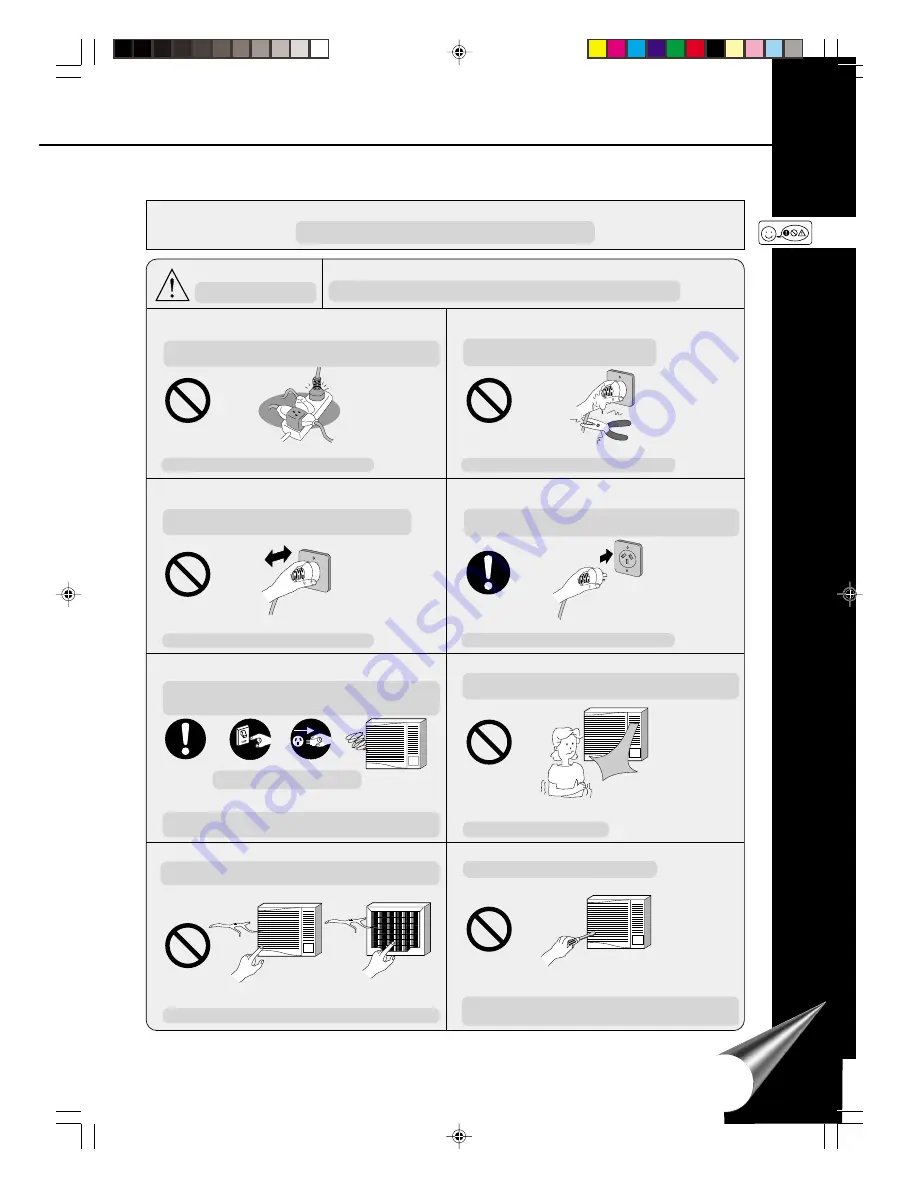 Panasonic CW-C180EG Скачать руководство пользователя страница 5