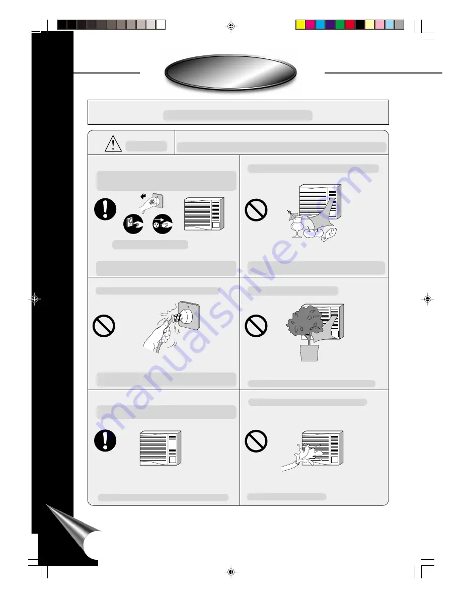 Panasonic CW-C180EG Скачать руководство пользователя страница 6