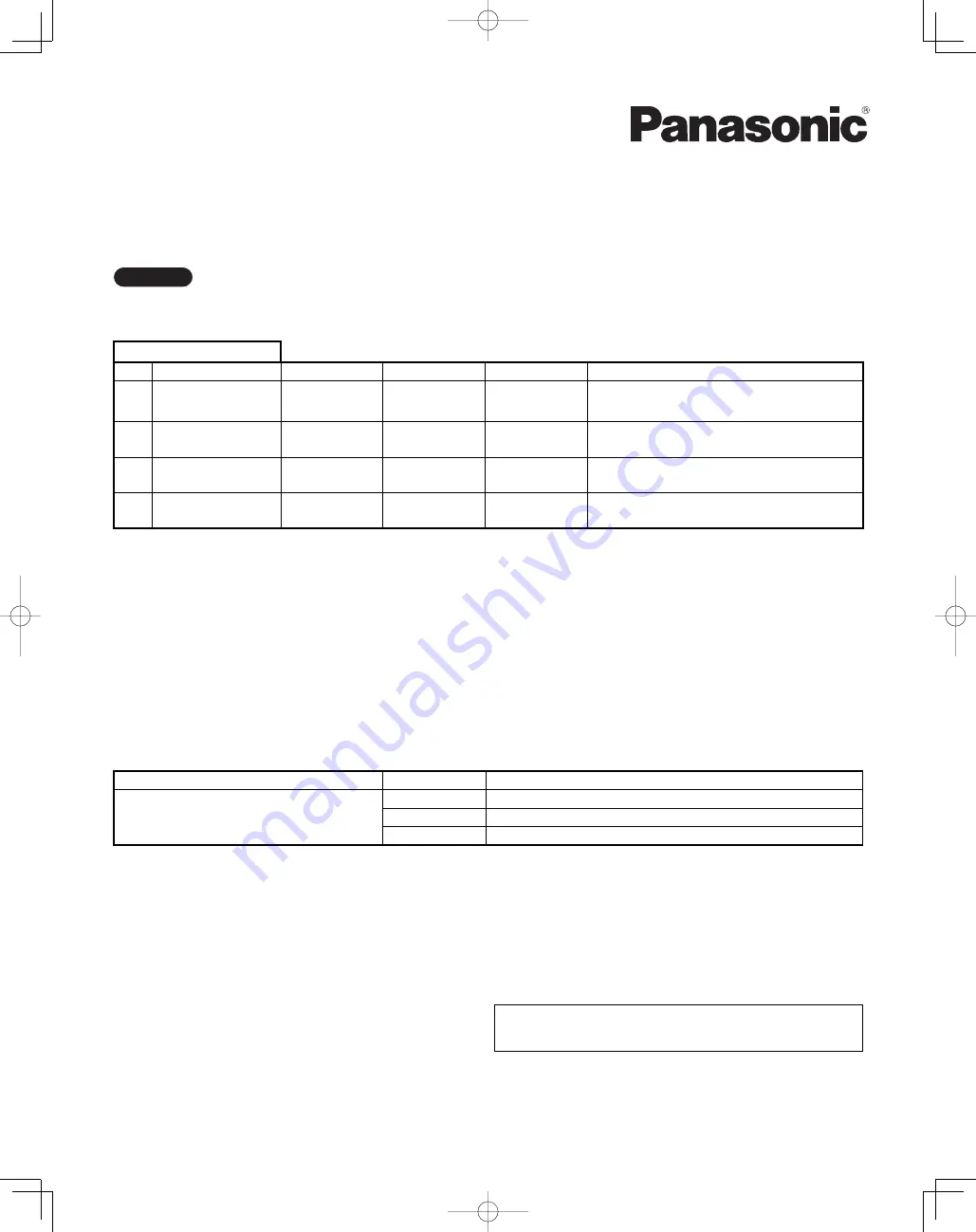 Panasonic CZ-24KPU1U Installation Instructions Manual Download Page 1