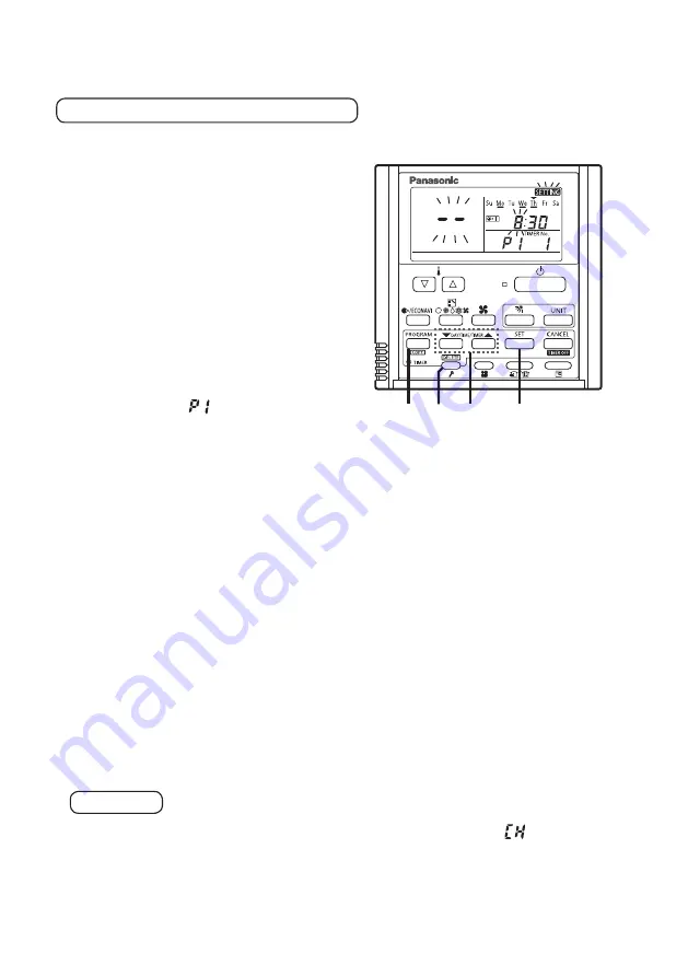 Panasonic CZ-RTC4A Operating Instructions Manual Download Page 12