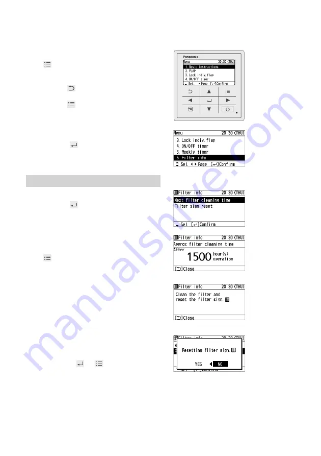 Panasonic CZ-RTC5A Operating Instructions Manual Download Page 20