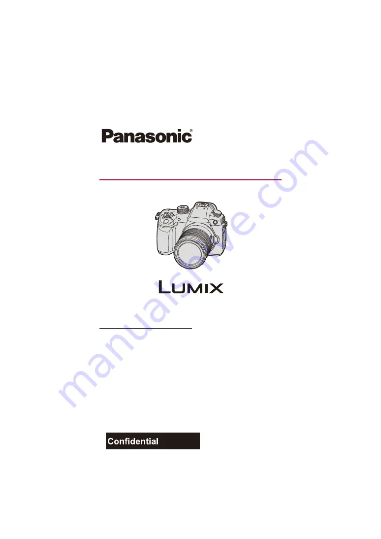 Panasonic DC-GH5M2BODY User Manual Download Page 1