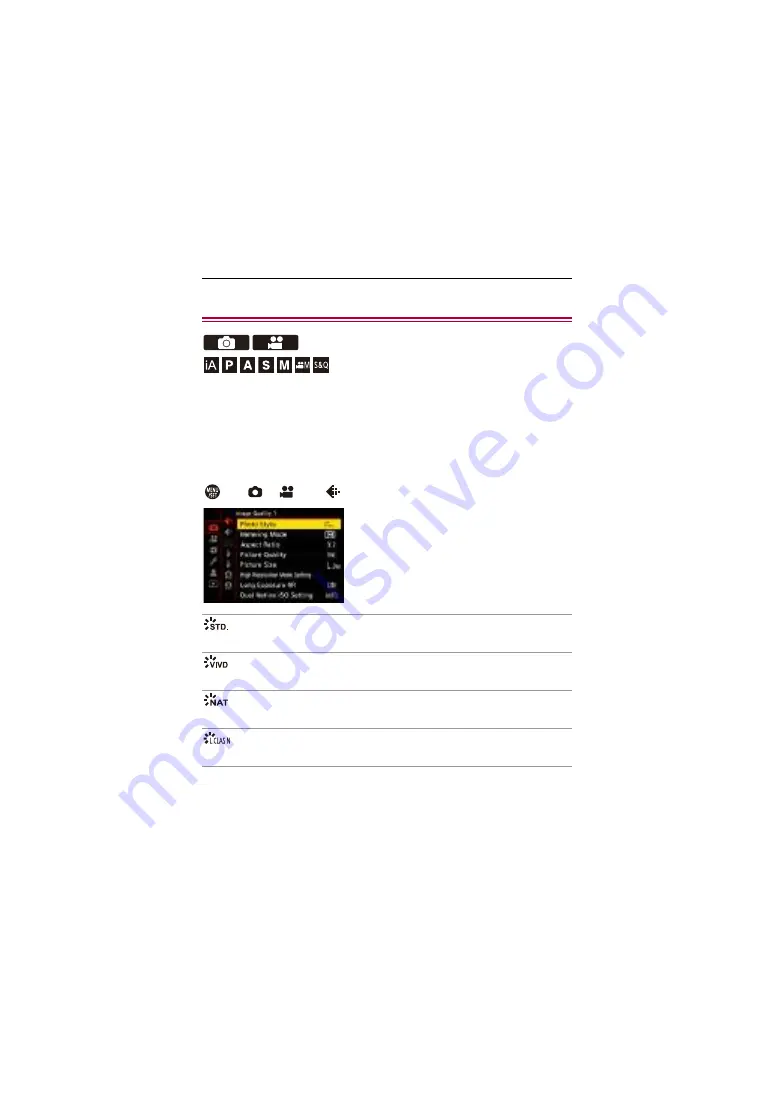 Panasonic DC-S5M2 Operating Instructions And Owner'S Manual Download Page 301