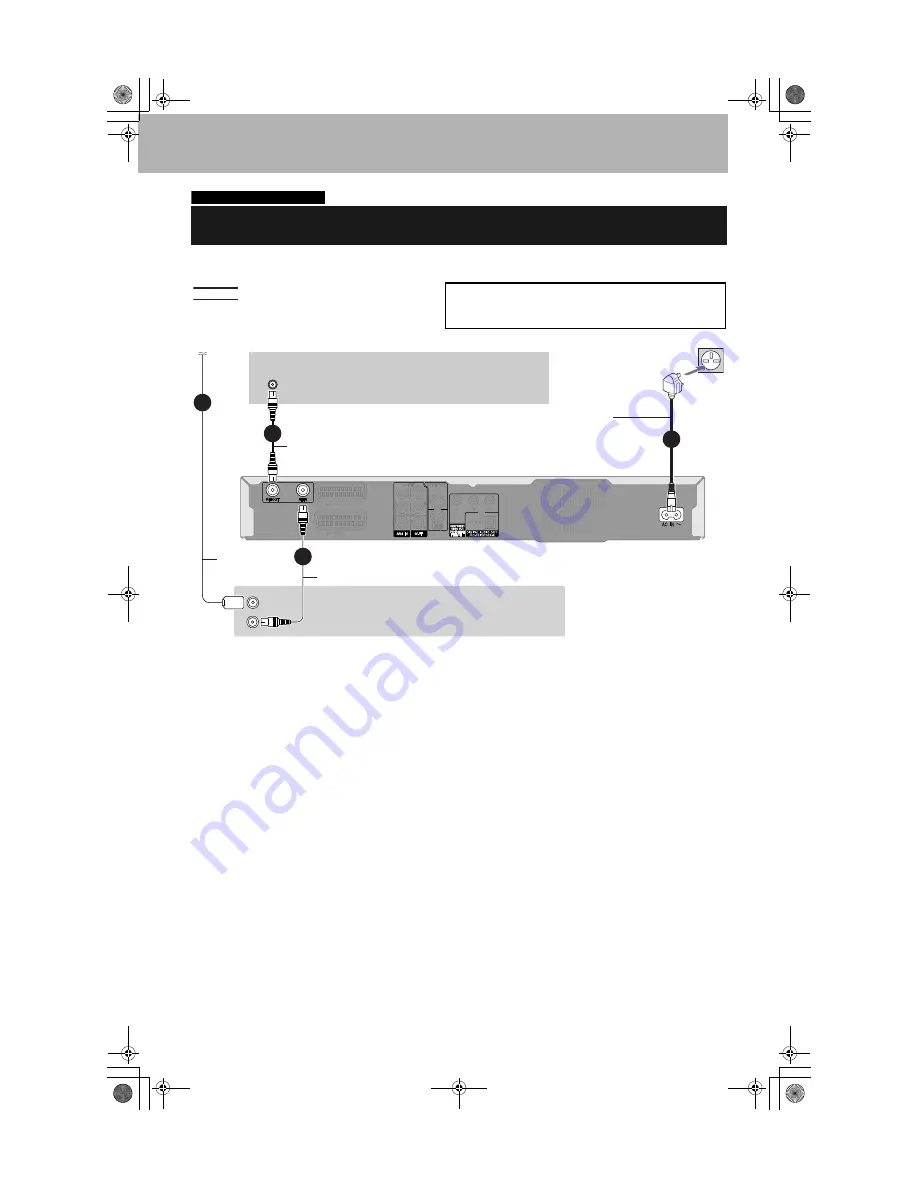 Panasonic Diga DMR-ES10EB Quick Setup Manual Download Page 4