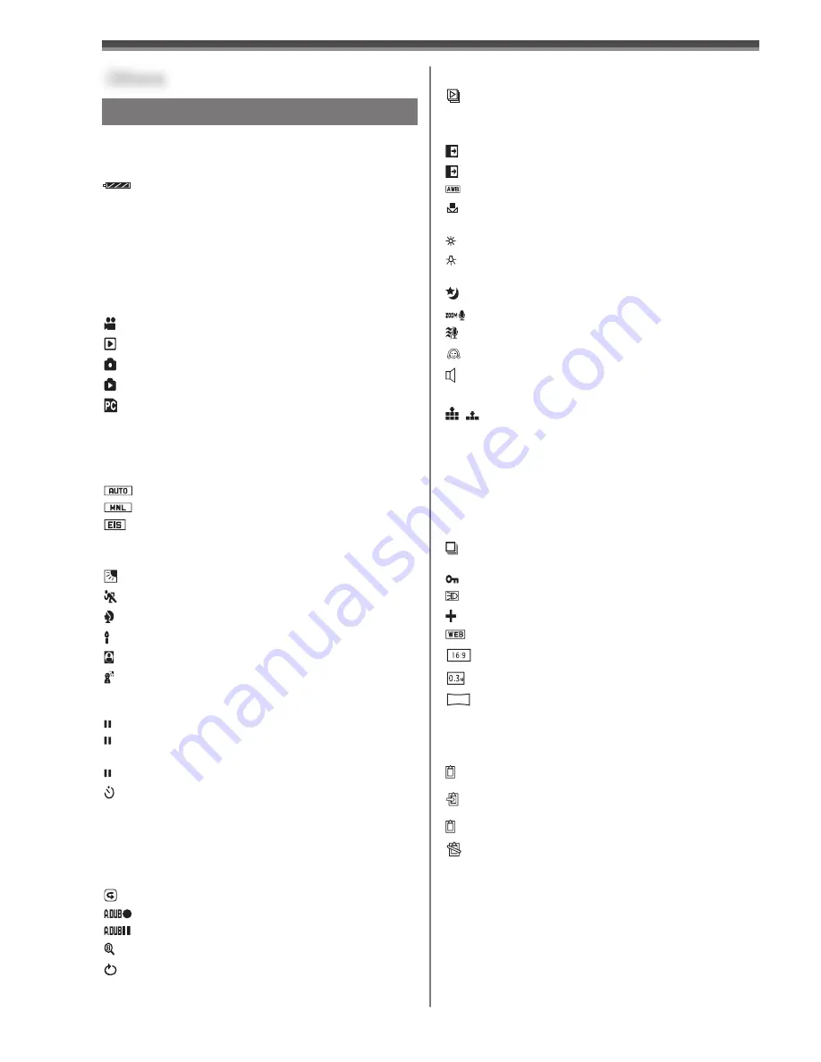 Panasonic DIGITAL Palmcorder PV-GS59 Operating Instructions Manual Download Page 70