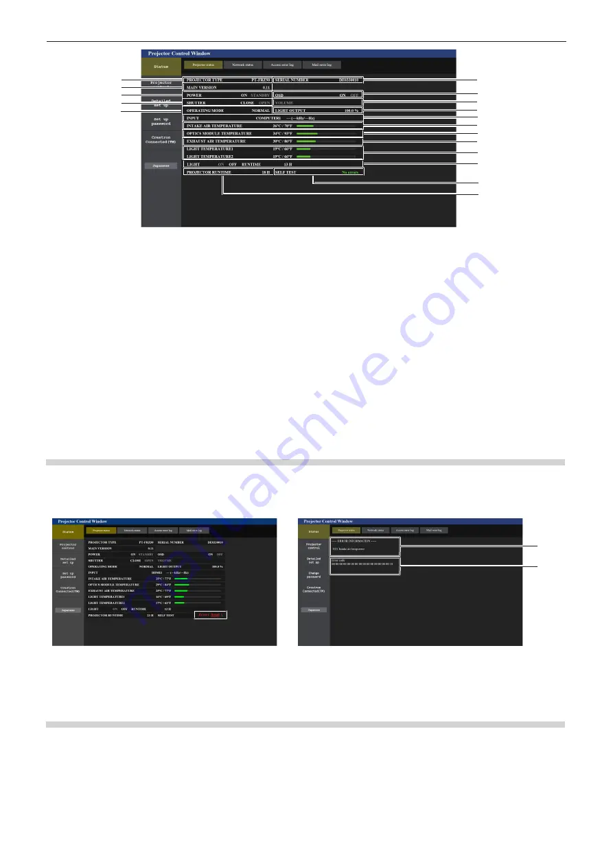 Panasonic DLP PT-FRZ50 Operating Instructions Manual Download Page 136