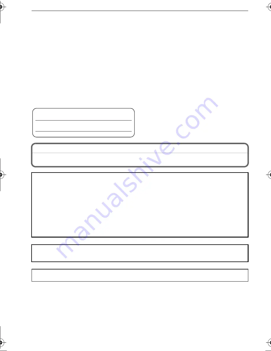 Panasonic DMC-FP8S - Lumix Digital Camera Manual Download Page 2