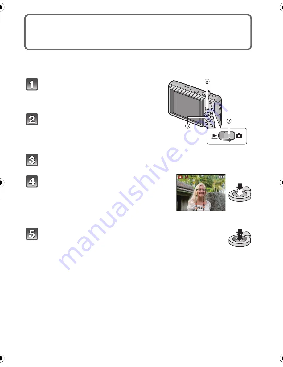 Panasonic DMC FS7G - Lumix Digital Camera Operating Instructions Manual Download Page 31