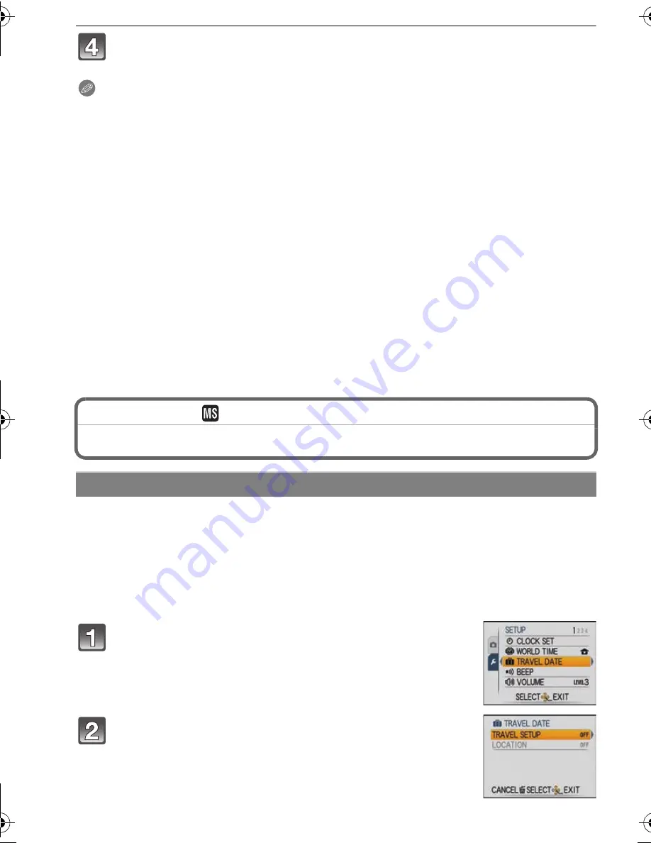 Panasonic DMC FS7G - Lumix Digital Camera Operating Instructions Manual Download Page 56