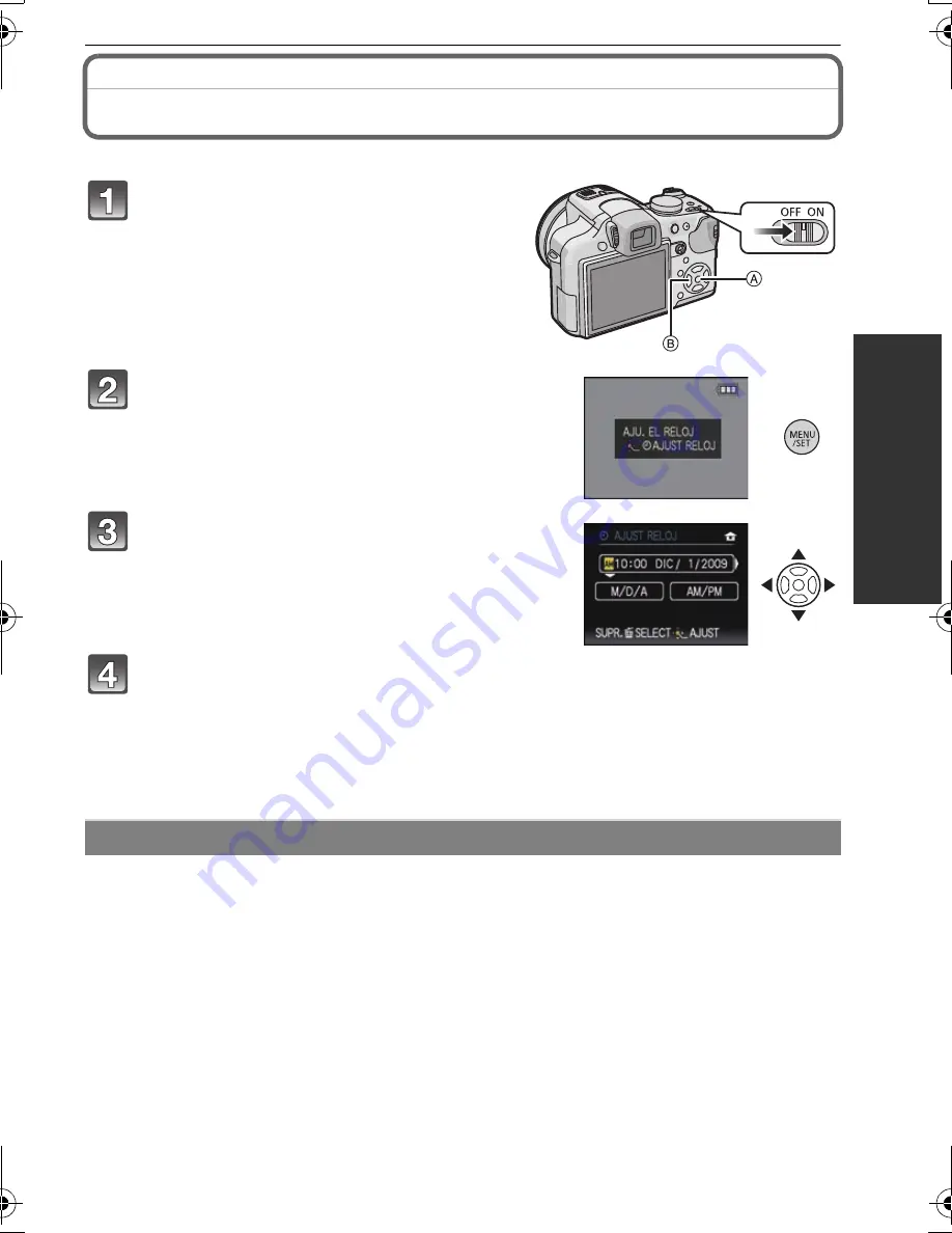 Panasonic DMC FZ35 - Lumix 12.1MP Digital Camera Instrucciones Básicas De Funcionamiento Download Page 15