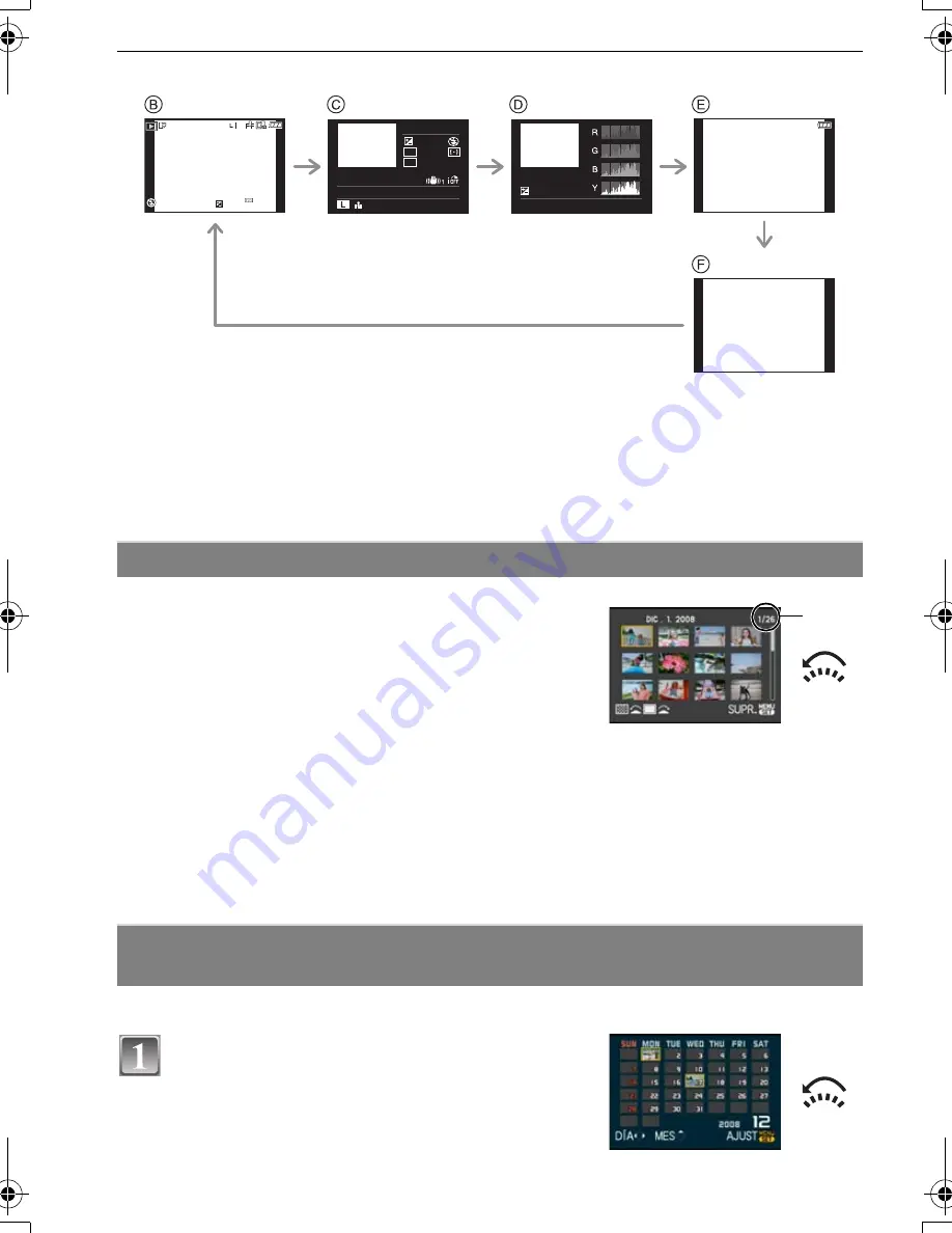 Panasonic DMC-G1A - Lumix Digital Camera Instrucciones De Funcionamiento Download Page 54