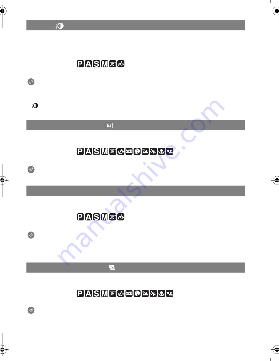 Panasonic DMC-G1A - Lumix Digital Camera Instrucciones De Funcionamiento Download Page 107