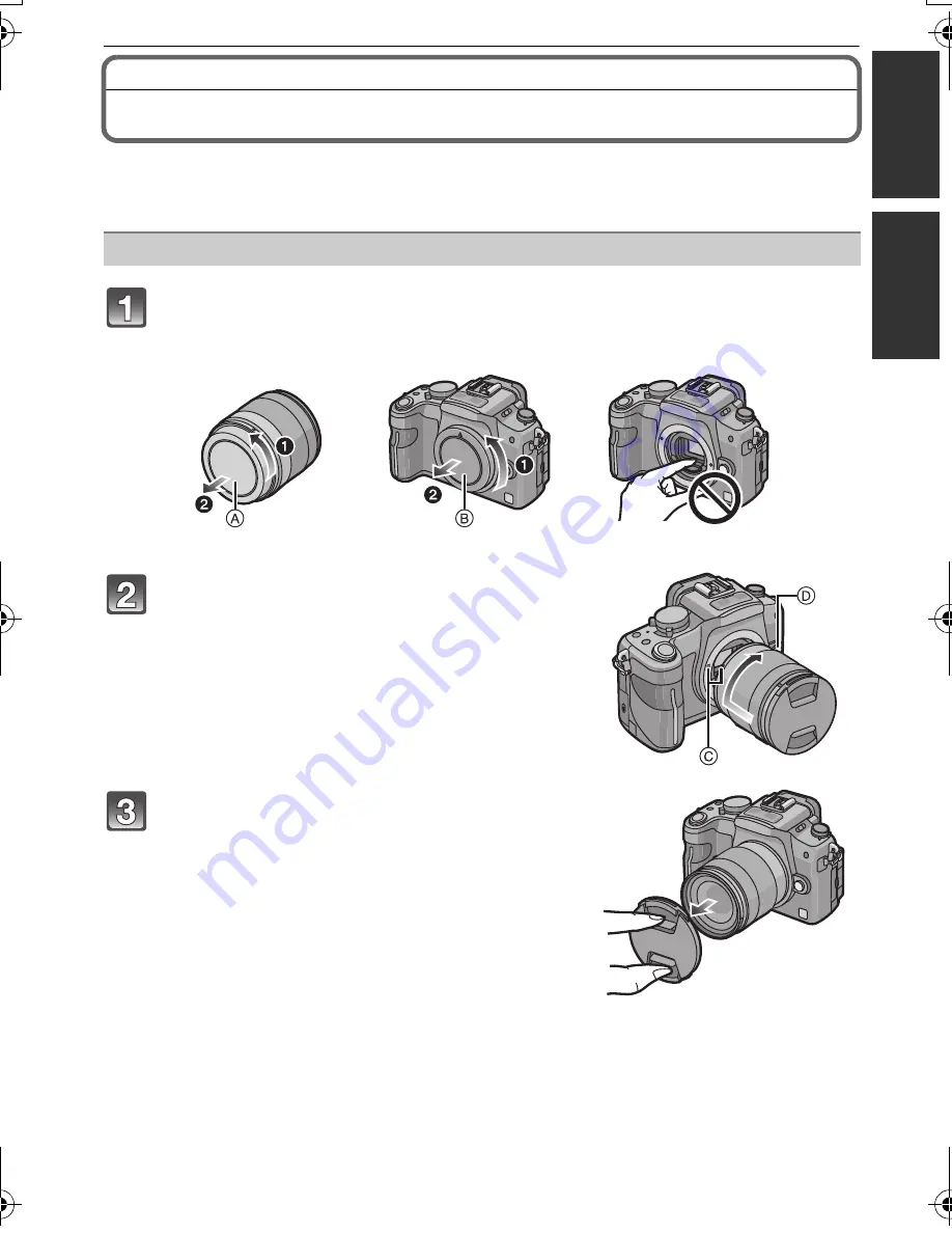 Panasonic DMC-GH2S Operating Instructions Manual Download Page 21