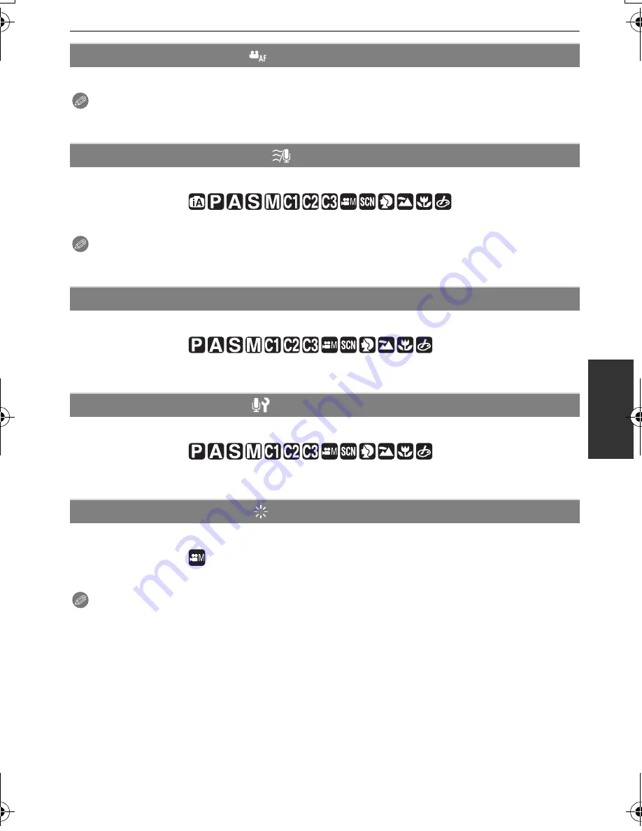 Panasonic DMC-GH2S Operating Instructions Manual Download Page 129