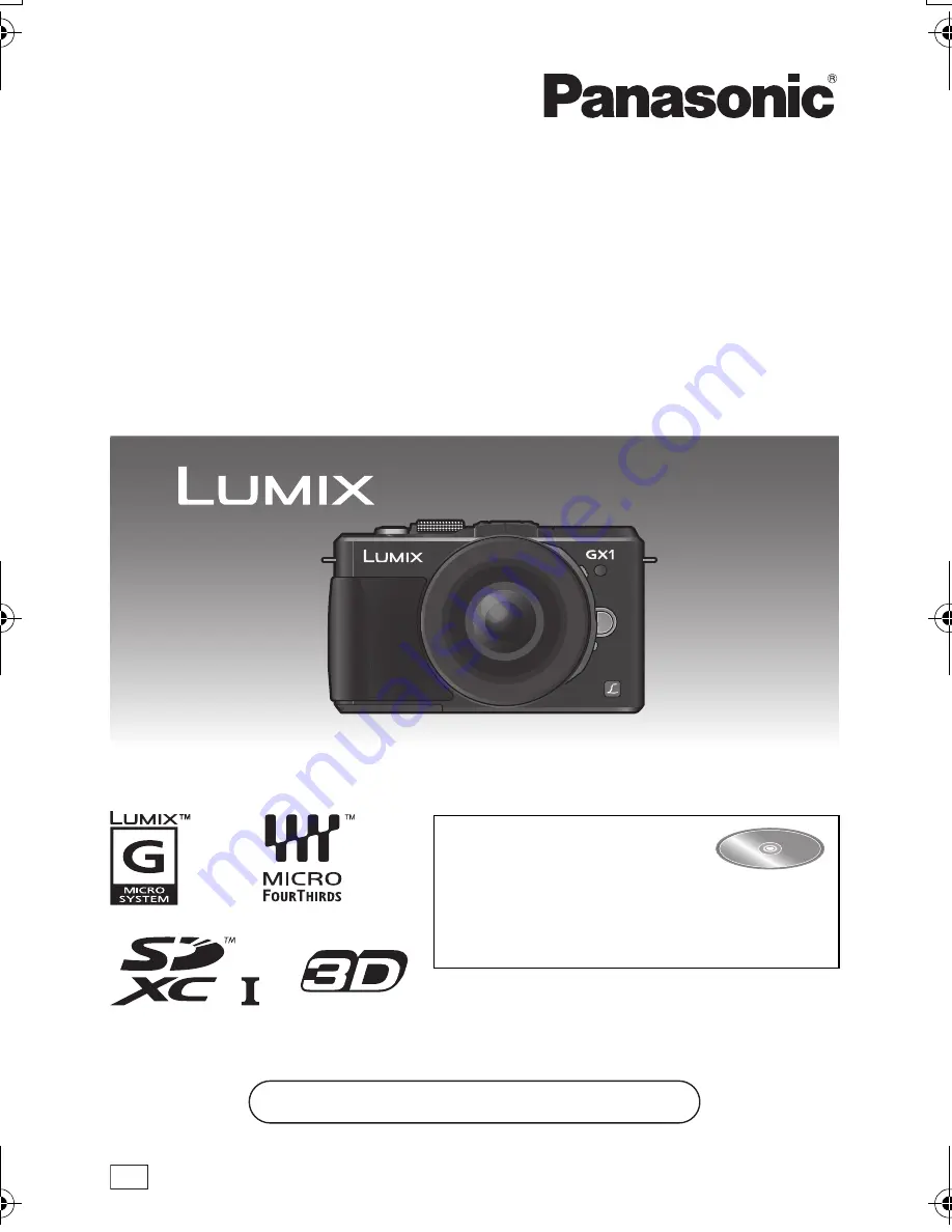 Panasonic DMC-GX1 Lumix Basic Operating Instructions Manual Download Page 1