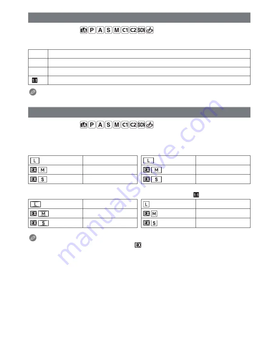 Panasonic DMC-GX1 Lumix Owner'S Manual Download Page 138