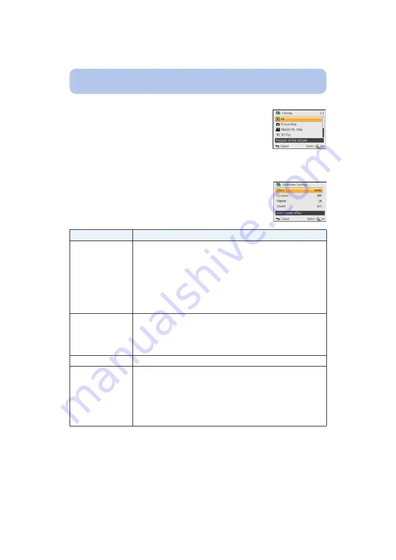 Panasonic DMC-SZ9EB Operating Instructions Manual Download Page 105