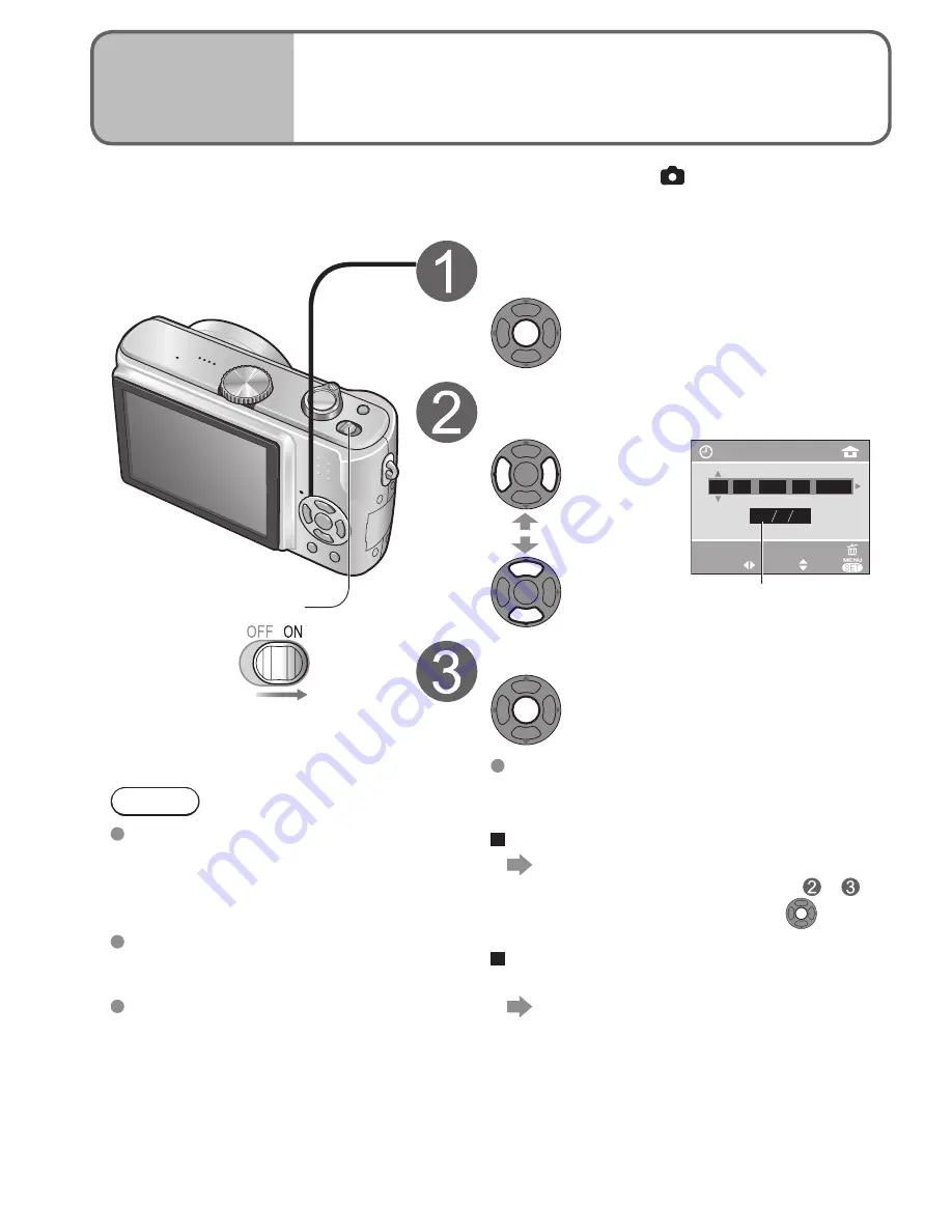 Panasonic DMC-TZ3A - Lumix Digital Camera Instrucciones De Funcionamiento Download Page 12