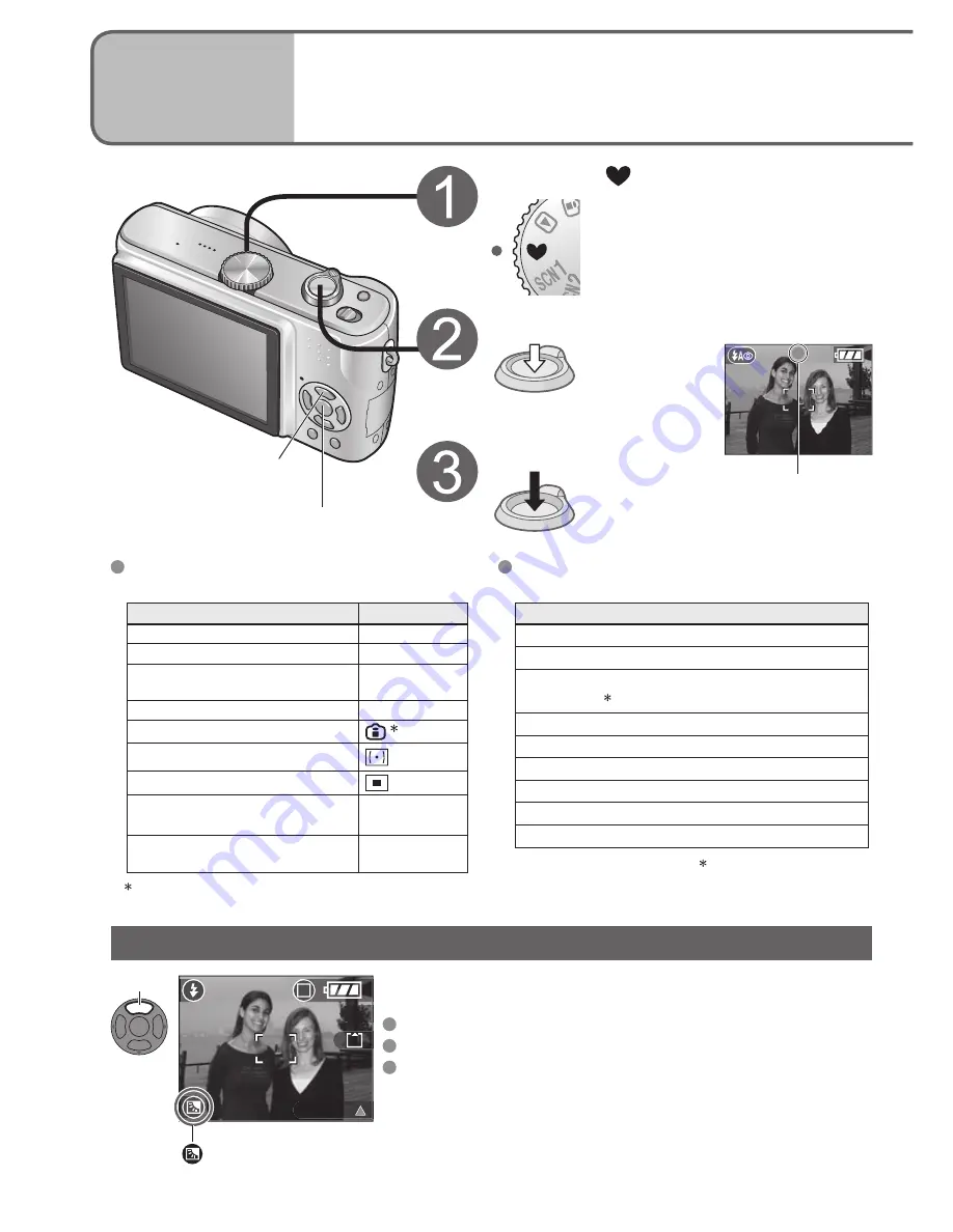 Panasonic DMC-TZ3A - Lumix Digital Camera Instrucciones De Funcionamiento Download Page 24